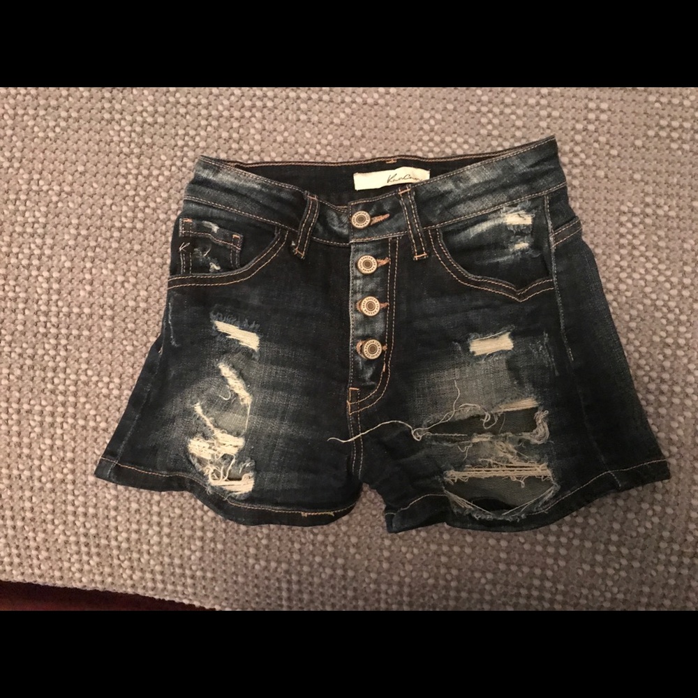 Ripped denim jeans